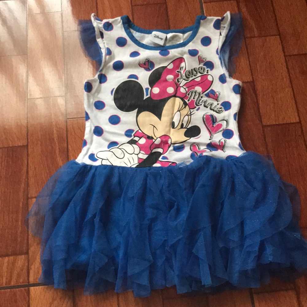 Little blue shirt with puffy skirt attached